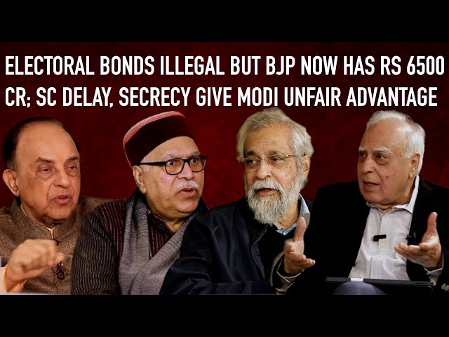 Electoral Bonds Illegal but BJP Now Has Rs 6500 Cr; SC Delay, Secrecy Give Modi Unfair Advantage