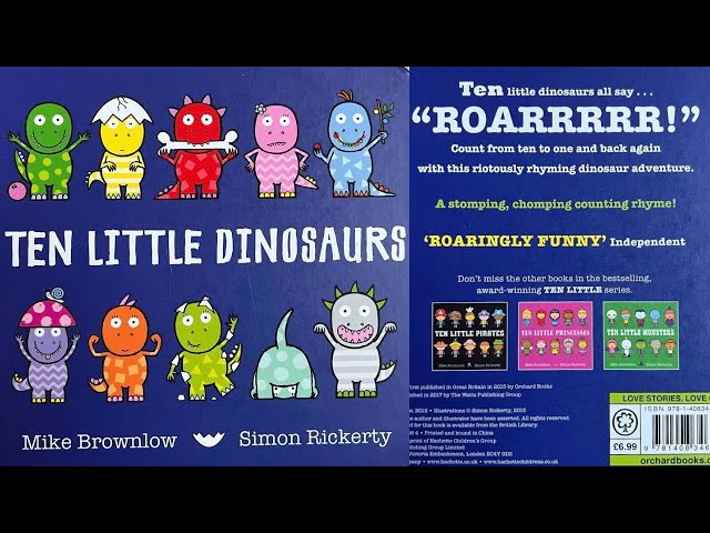 Ten little dinosaurs | English for kids