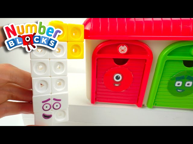 Numberblock 13 Builds his Numberblock Friends and Best Num Num Blocks Learning Toys Compilation