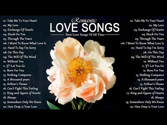 BEST ROMANTIC LOVE SONGS 2025💖 70S 80S 90S 💖 OLD LOVE SONGS 🌹💖