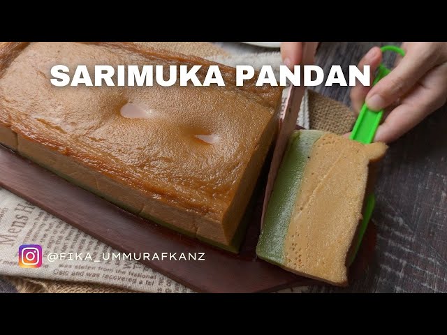 RESEP KUE BASAH SARIMUKA PANDAN - KUE KHAS BANJARMASIN