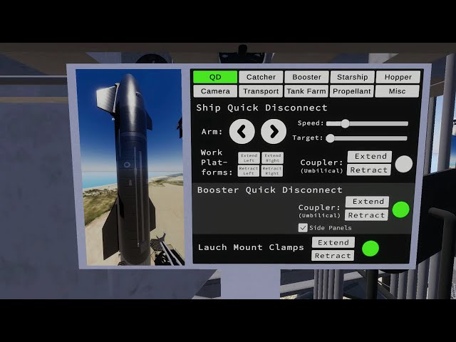 stacked starship in starbasesim for Mac