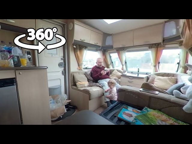 360 VR - First Day in Our Caravan