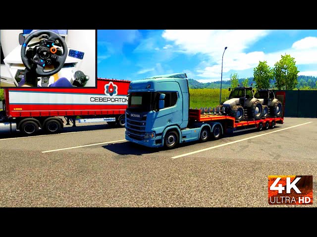 BIGGEST MOST EPIC LOAD Transported by Road | Euro Truck Simulator 2 | Logitech G29 Setup