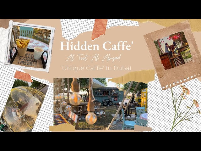 ☕️Hidden Caffe' in Dubai | Al Toot Al Abyad | Gastronome Series Ep. 2 (4K)  #coffeeshop #dubai