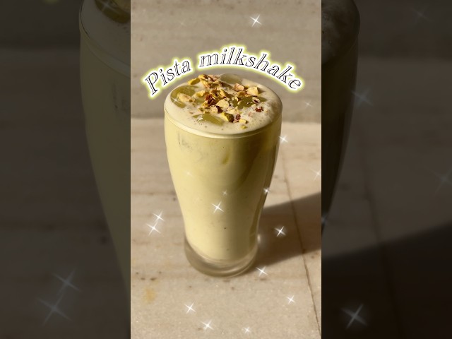 Pista milkshake 🥤 #youtubeshorts #ytshorts #food #recipe #asmr #pista #starbucks #recipe