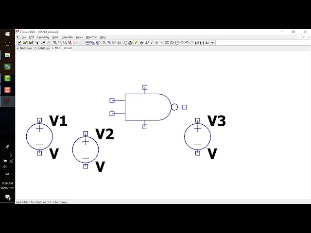 Lecture 12 - Create symbols of NAND and NOR gates in LTSpice (M2_v6)