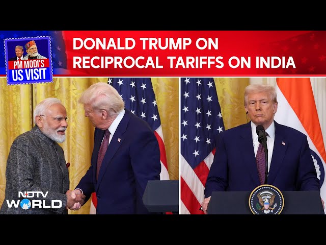 Trump Tariff News | "Whatever India Charges US, We Will Charge The Same": Trump Of Indian Tariffs