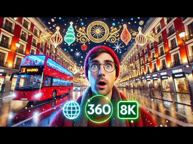 BUS Luces de Navidad Madrid Parte 2- OnLine Tour 360º Naviluz