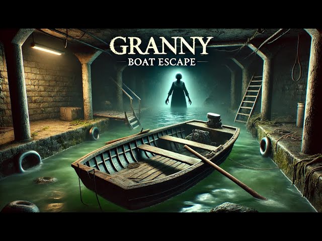 granny"s great boat escape, live horror game, live stream