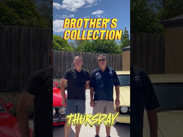 Brother's Car Collection this Thursday on Aussie Garage