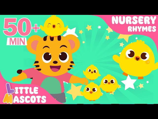 [Classic] Five Little Ducks 🐤 | Animal Song + more | Little Mascots Nursery Rhymes for Kids