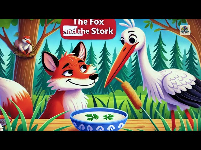 The Fox and the Stork: Learn the Importance of Kindness | Fable for Children