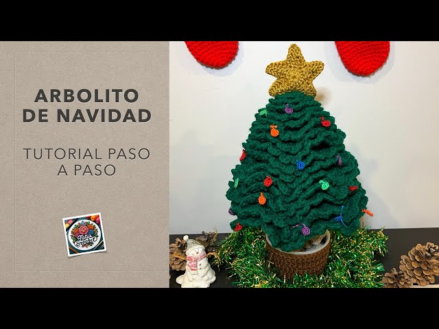 Arbolito de Navidad 🎄 a Crochet 🧶 | Tutorial paso a paso