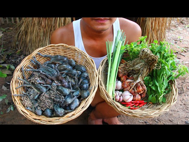 Cooking Balloon Frog Recipe - Asian Culture Cook Frog Crispy delicious Meal