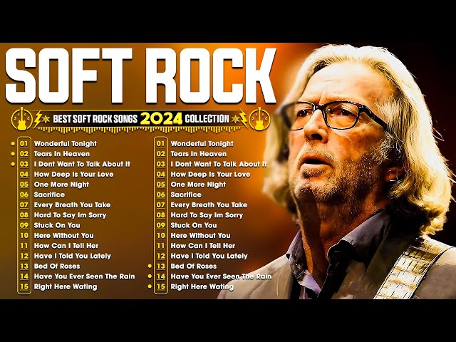 Eric Clapton, Elton John, Phil Collins, Rod Stewart, Bee Gees 📀 Best Soft Rock Songs 70s 80s 90s