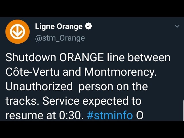 Mini Service Disruption on the Orange Line Before the Nuit Blanche