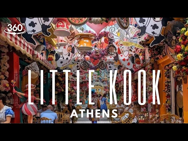 360° - Experience the MAGIC of Disney Inspired Little Kook Cafe in Athens Greece!