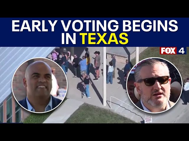 Early voting for 2024 general election kicks off in Texas