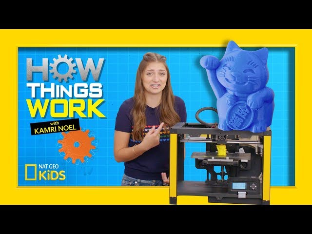 How 3D Printers Work | How Things Work with Kamri Noel