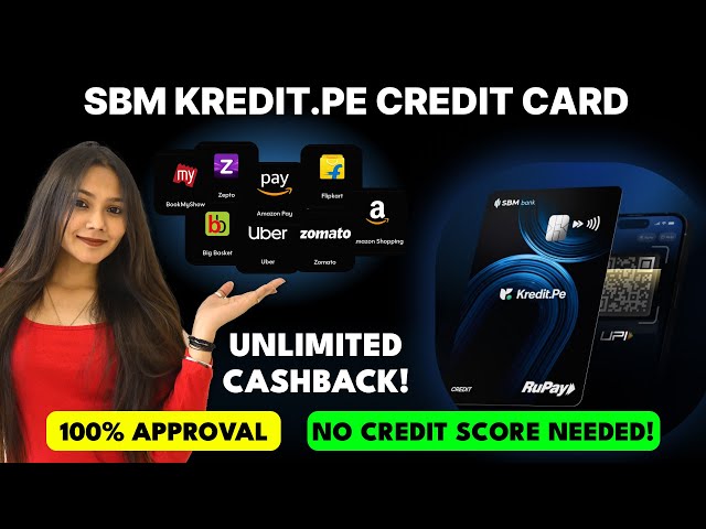 SBM Kredit.Pe UPI Credit Card Detailed Review 2025 | 2% UPI CASHBACK | No Credit Score Needed #fyp