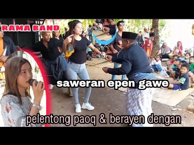 lagu pelentong paoq & Berayen dengan || rama band || kreasi lombok