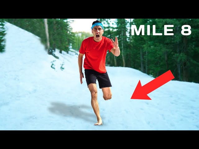 I Ran A Half Marathon Barefoot In The Snow