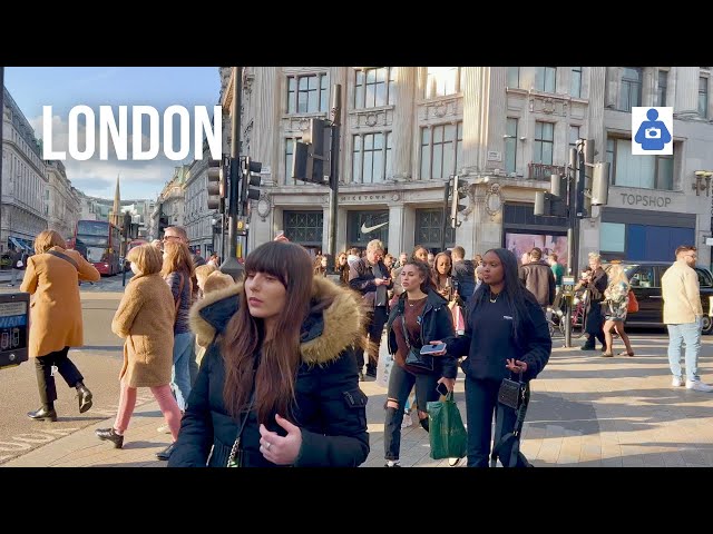 London walk | OXFORD STREET, Oxford Circus, to Selfridges | London tour (April 2022) [4K HDR]