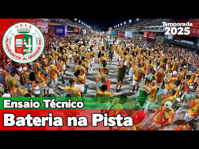 Grande Rio 2025 | Pista  - Ensaio Técnico |  Samba ao vivo #ET25