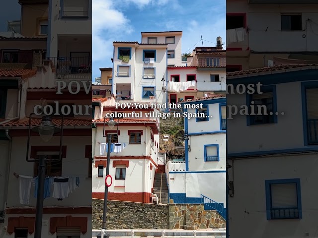 Most colourful village in Spain? #travel #bucketlist #spain #spaintravel