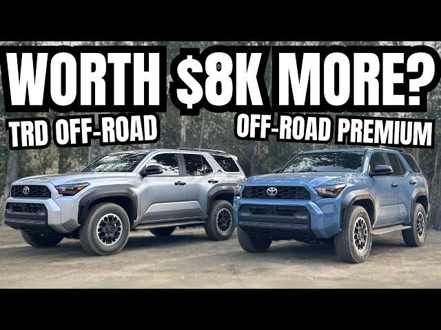 Is The 2025 4Runner TRD Off-Road Better Than The OR Premium?