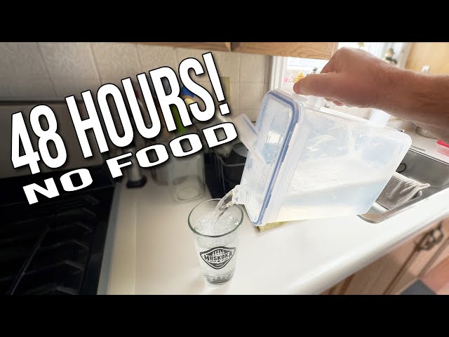 48 Hours Into a 72 Hour Fast - What I Drink & How I cope