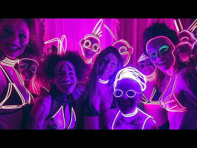 Neon House Party: 360° Halloween Extravaganza feat. Scarlet Black Fire Show