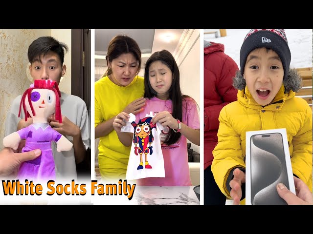 Cute Funny Video POMNI amazing digital circus 🤡🥳🥰😍😂🫶 #whitesocksfamily #shorts