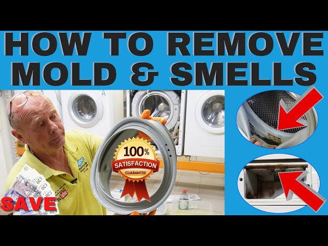 How to Clean a Seal & Drum to Remove Mold & Smells From a Washing Machine, Guaranteed!!!