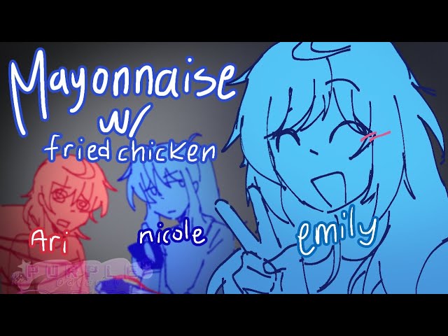 What do you eat with fried chicken? || Mayonnaise meme || Co09 || ft. Ari, Nicole, Emily