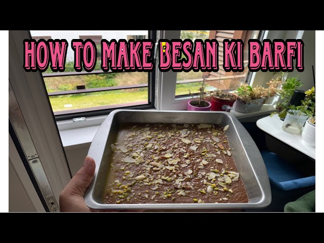 How to make besan barfi | Besan barfi in Munich #besan#besanbarfi#ytshorts#longvideo#love#bread