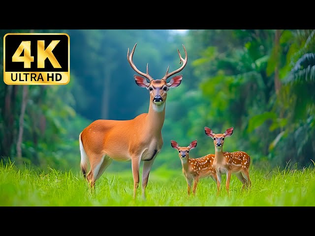 🌍 Enchanting Wildlife 4K | A Stunning Journey Through Nature with Soothing Music