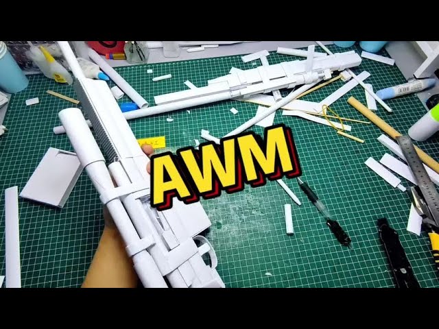 AWM半成品，还在测试中#手工diy #手工 #自制玩具 #AWM #亲子手工