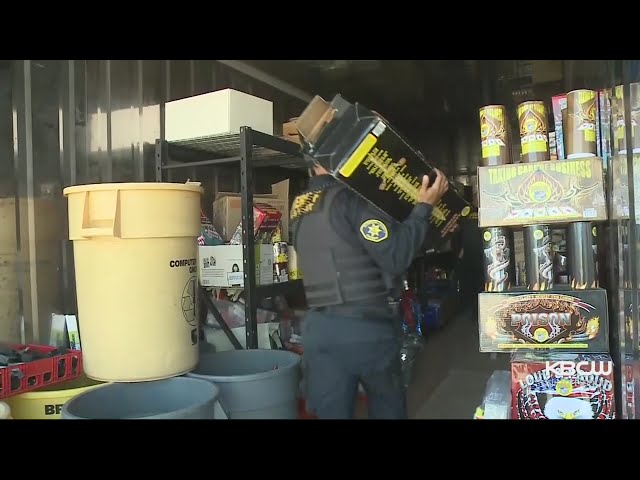 Alameda County Sheriff's Deputies Make Major Bust of Illegal Fireworks