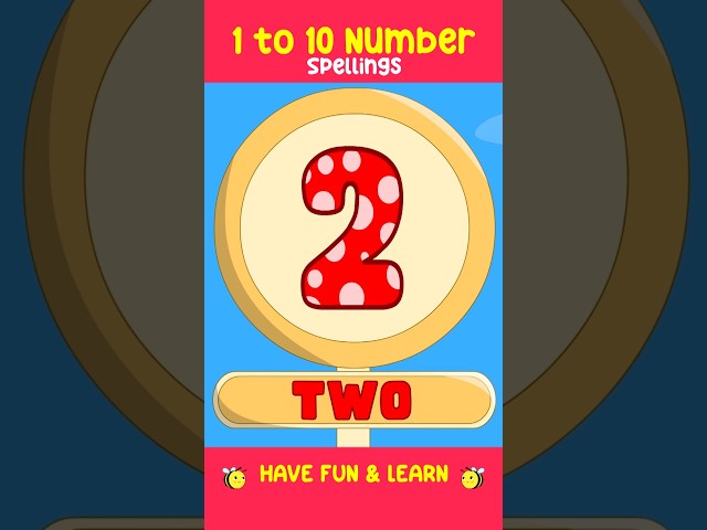 Learning Numbers from 1 to 10 - The FUN Way!