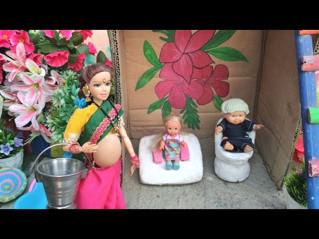 Barbie Doll All Day Routine In Indian Village/Pinky Ki Kahani Part- 294/Barbie Ki Hindi Kahaniyan||