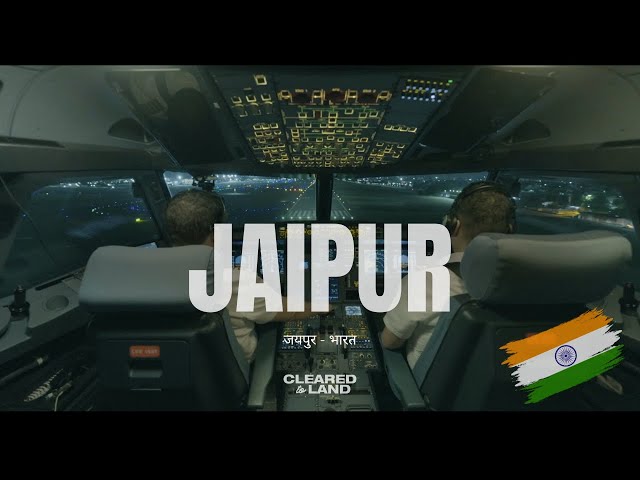 JAIPUR | AIRBUS A320 LANDING 4K