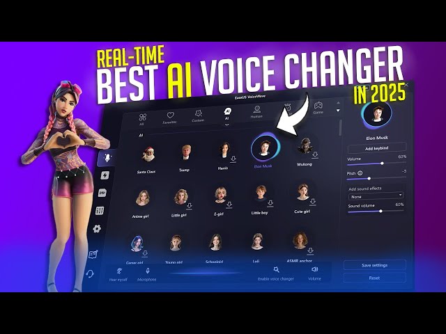 Best Real-Time AI VOICE CHANGER for STREAMING & GAMING in 2025 (FEMALE VOICE)