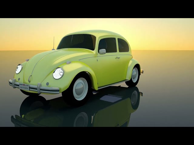 VW Old Beetle Car .