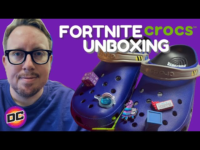 FORTNITE CROCS Battle Bus Style UNBOXING!