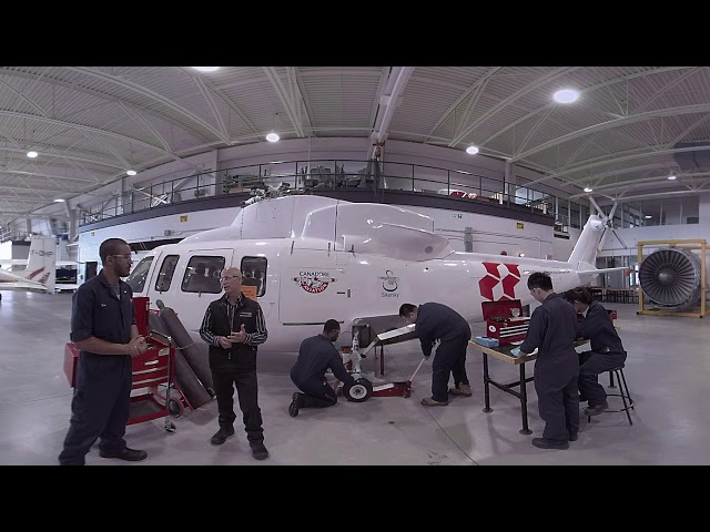 Welcome to the Hangar at Canadore College School of Aviation (360 Video)