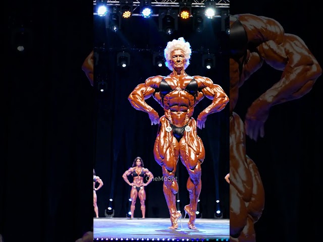 85 year old female bodybuilder #bodybuilding #ai #fyp