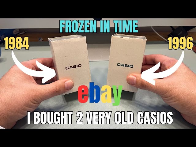 I bought 2 old casios that never been worn