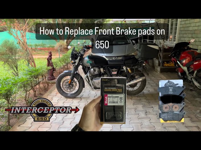 Replacing Brake Pads | Interceptor 650 | Vesrah